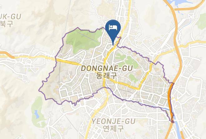 Dongnaegu - Hotel Yaja Oncheon 2 Maps