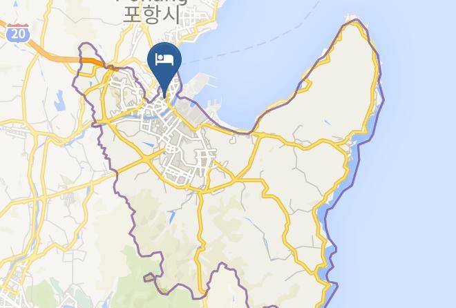 Namgupohangsi - Hotel Yaja Pohang Yeongildae Maps