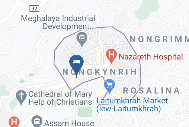 Shillong - Hotel Yalana Maps