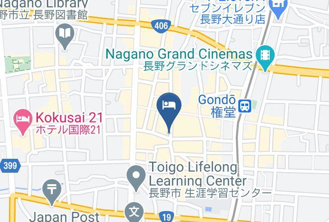 Nagano City - Hotel Yama Maps