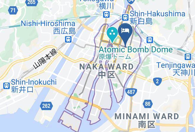 Hiroshima City Naka Ward - Hotel Yamashiroya Maps