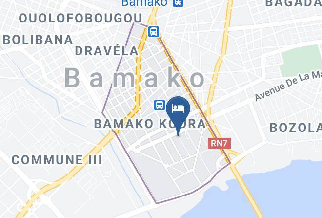 Bamako - Hotel Yamey Maps