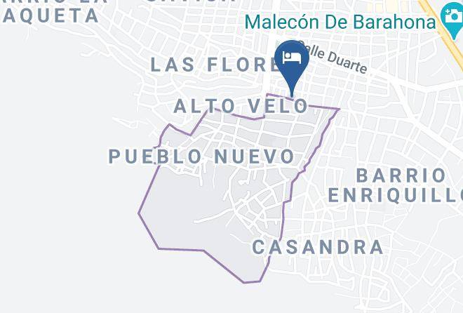 Santa Cruz De Barahona - Hotel Yamir Maps
