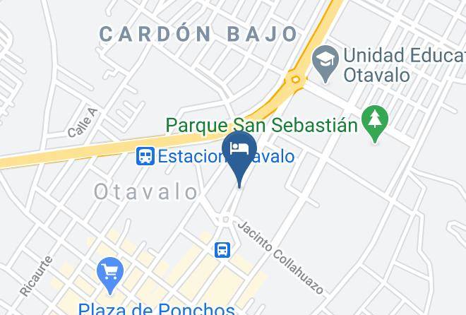 Otavalo - Hotel Yamor Continental Otavalo Maps