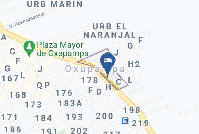 Oxapampa - Yanachaga Hotel Maps