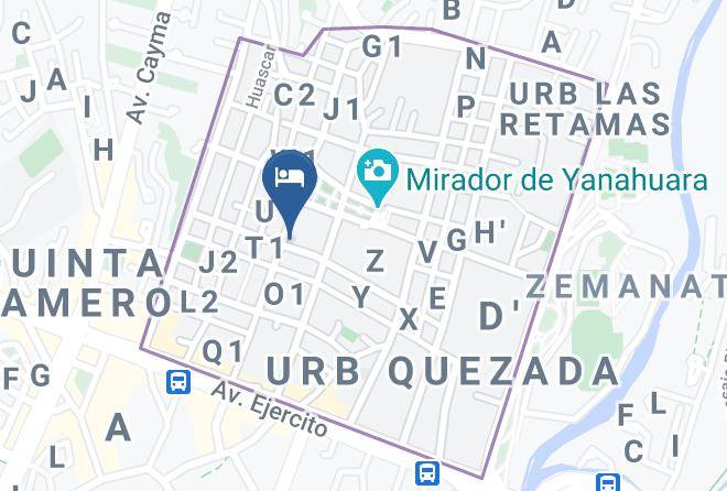 Yanahuara - Hotel Yanahuara Maps