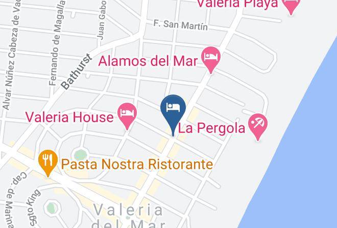 Pinamar - Hotel Yanet Sol Maps