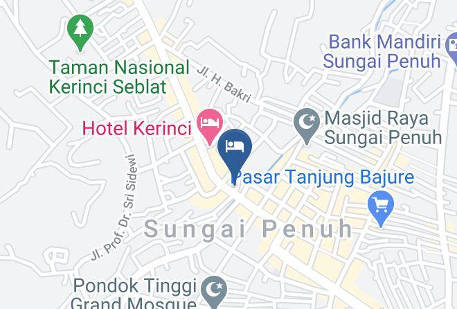 Kerinci Regency - Hotel Yani Maps