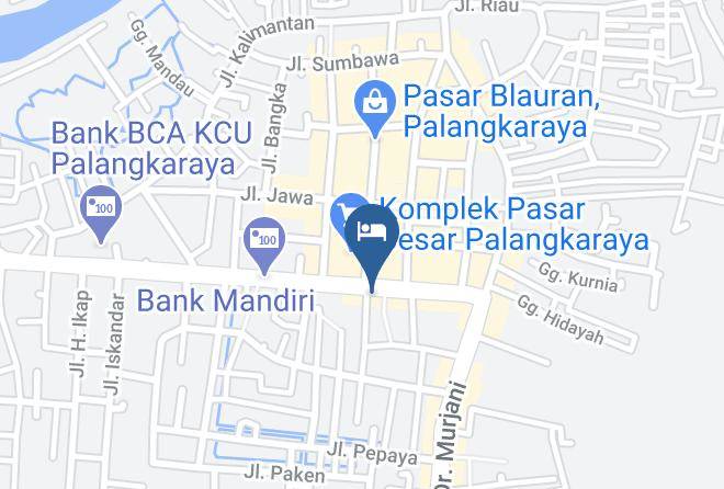 Kota Palangka Raya - Hotel Yanti Maps