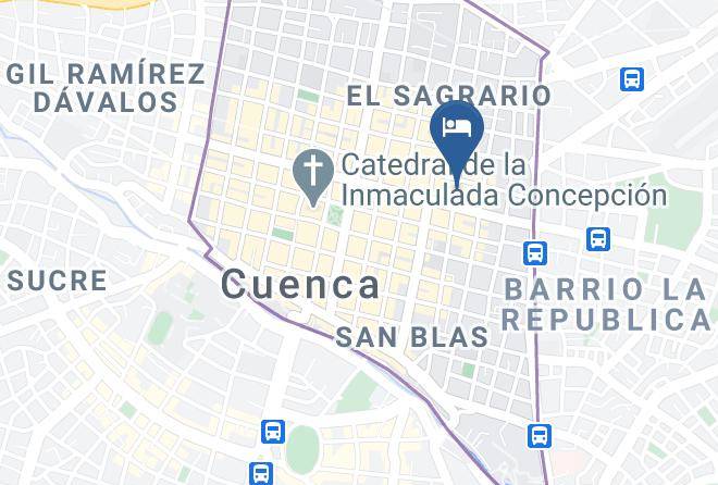 Cuenca - Hotel Yanuncay Maps