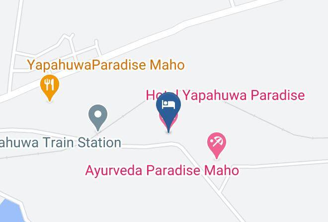 Hotel Yapahuwa Paradise Map