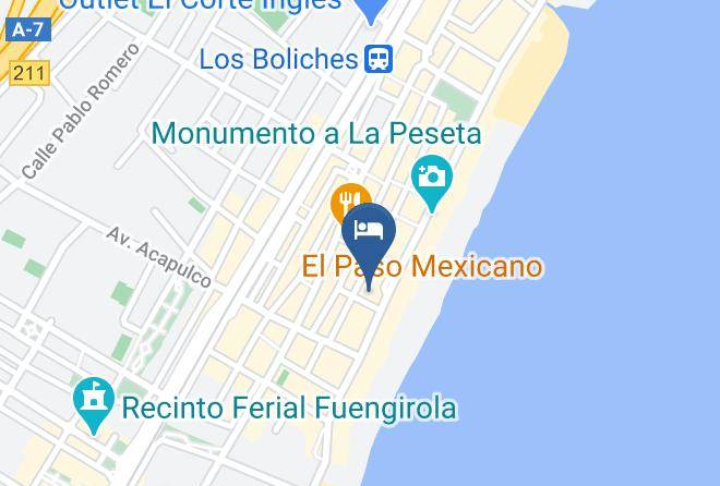 Malaga - Hotel Yaramar Maps