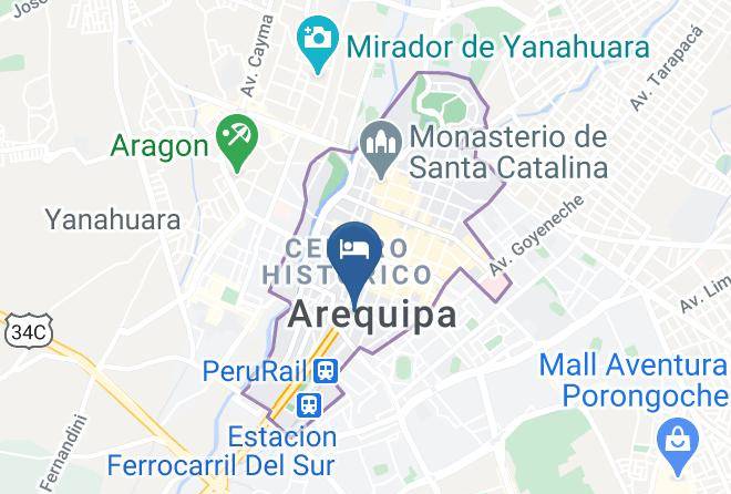 Arequipa - Hotel Yaravi Maps