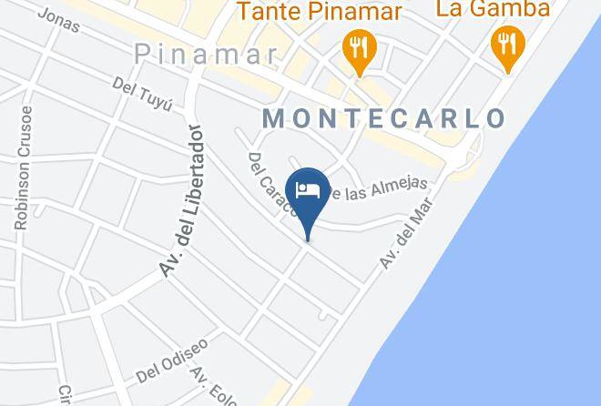 Pinamar - Hotel Yarma Maps