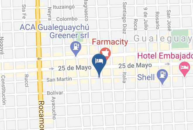 Gualeguaychu - Hotel Yaro Maps