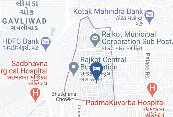 Rajkot - Hotel Yash Palace Maps