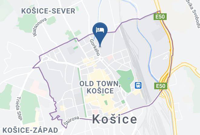 Hotel Yasmin Kosice Map