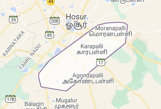 Hosur Sub District - Hotel Yasodha Towers Maps