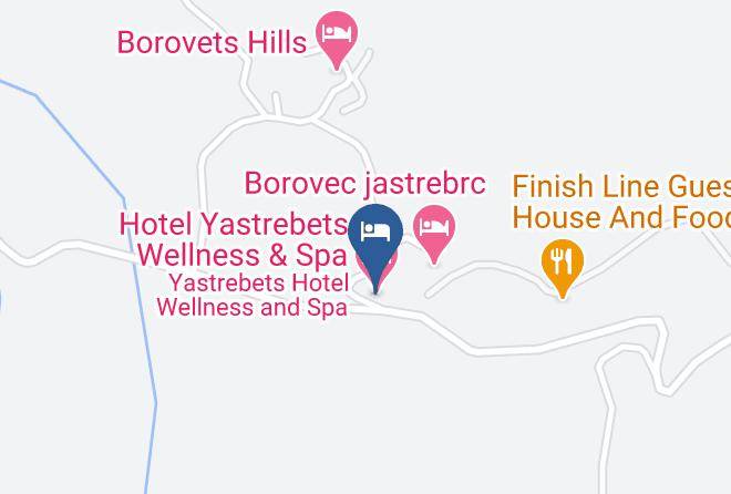 Samokov - Hotel Yastrebets Wellness & Spa Maps