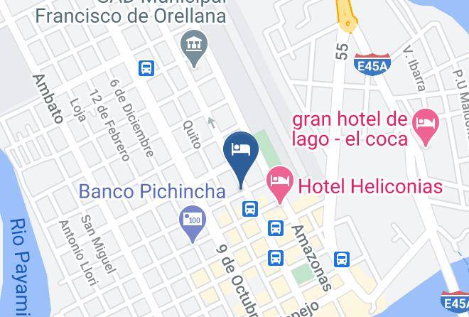 Francisco De Orellana - Hotel Yasuni Maps