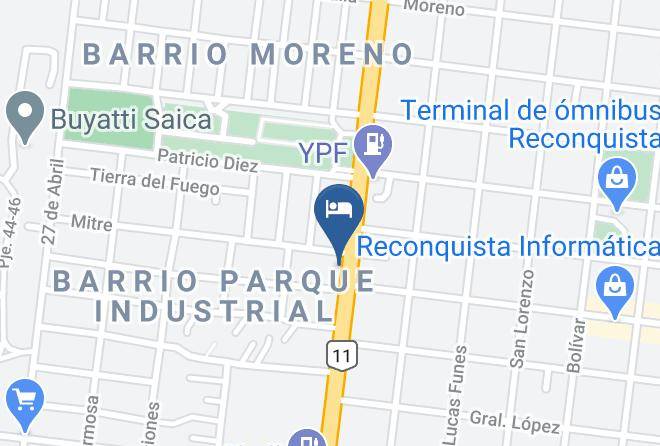 Reconquista - Hotel Ychoalay Caz Maps