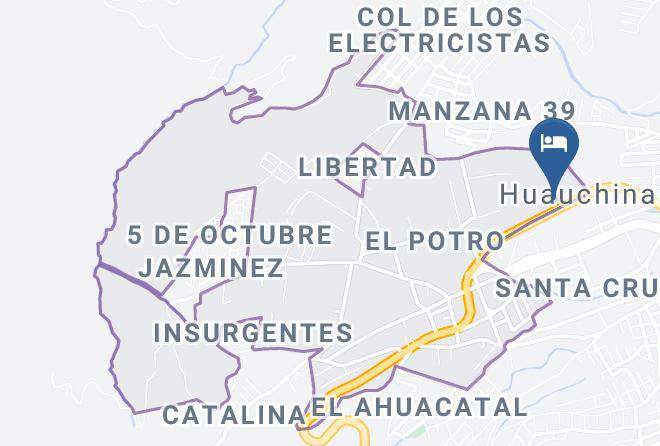 Huauchinango - Hotel Yekkan Huauchinango Maps