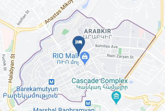 Yerevan - Hotel Yerevan Deluxe Maps