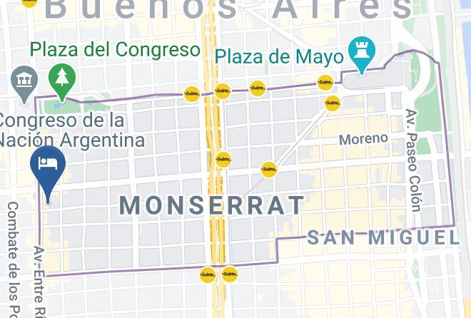 Autonomous City Of Buenos Aires - Hotel Yinzo Maps