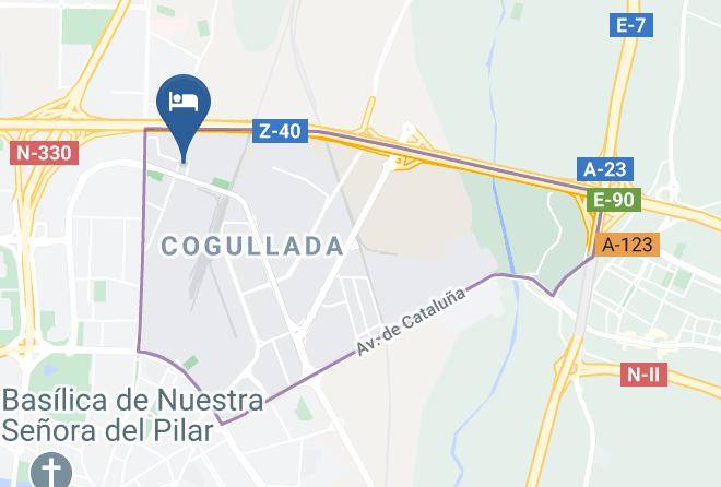 Zaragoza - Hotel Yit Ciudad De Zaragoza Maps