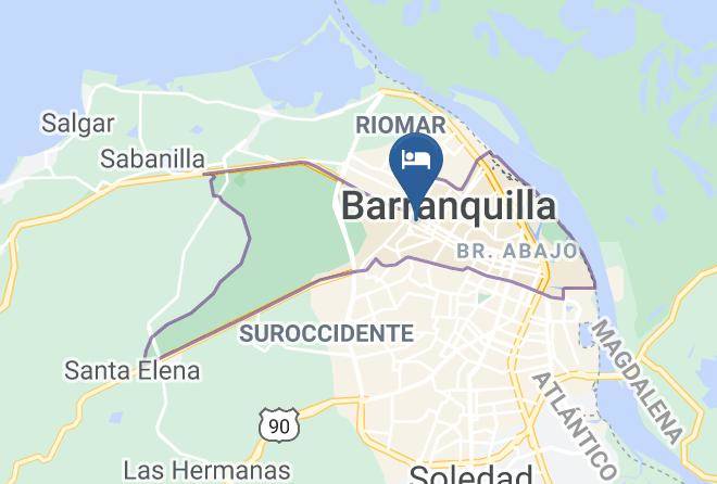 Barranquilla - Hotel Yivinaca Maps