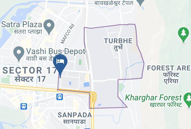 Navi Mumbai - Hotel Yogi Executive Maps