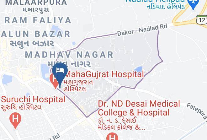 Nadiad - Hotel Yogiraj Maps