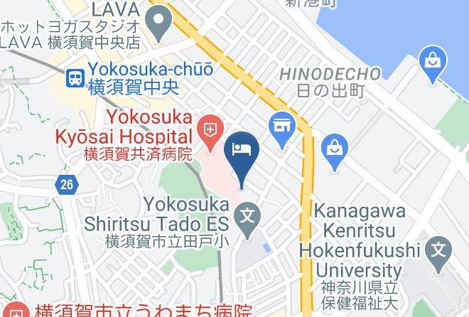 Yokosuka City - Hotel Yokosuka Maps