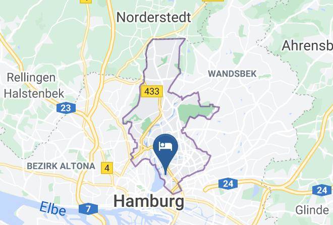 Stadt Hamburg - Hotel York Maps