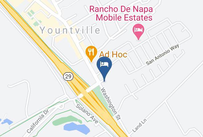 Napa - Hotel Yountville Maps