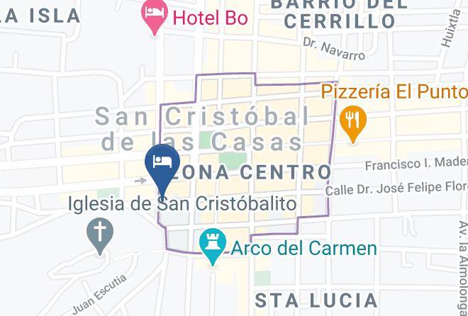 San Cristobal De Las Casas - Hotel Yu Maps