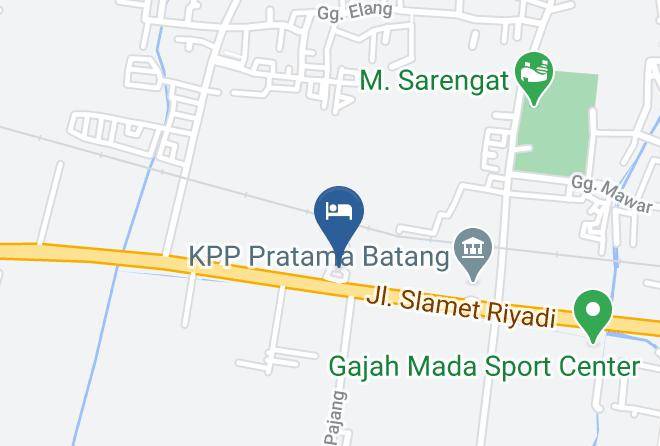 Batang Regency - Hotel Yudhistira Maps