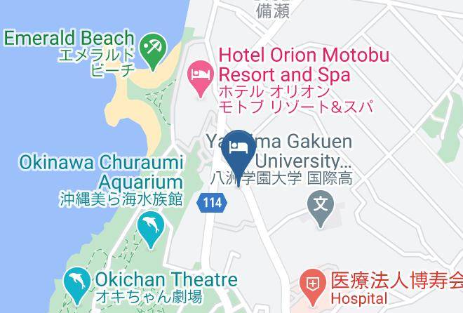 Motobu Townkunigami District - Hotel Yugaf Inn Bise Maps