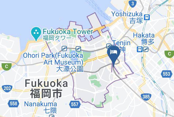 Fukuoka City Chuo Ward - Hotel Yumeya Maps