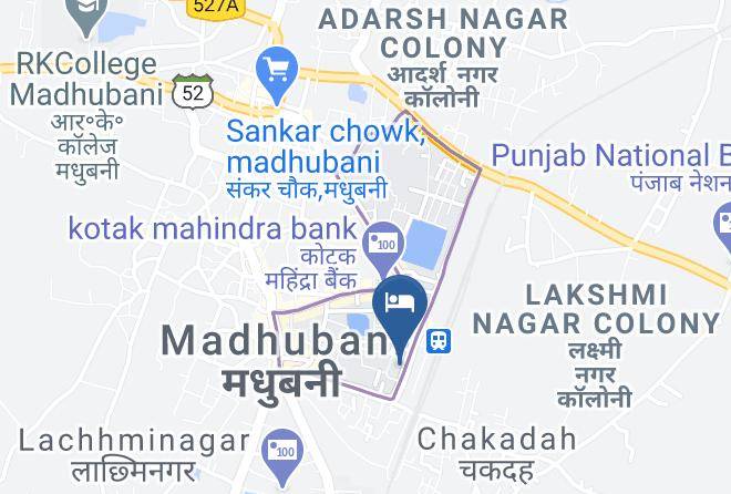 Madhubani - Hotel Yuvraj Maps