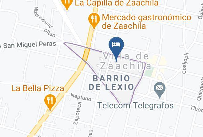 Villa De Zaachila - Hotel Zaachila Maps