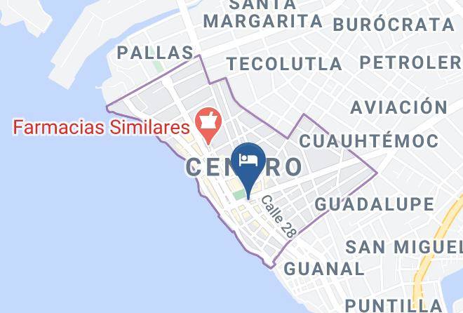 Carmen - Hotel Zacarias Maps