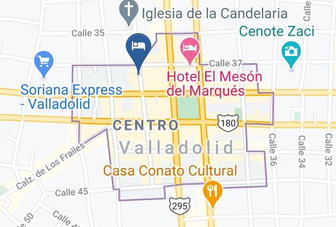 Valladolid - Hotel Zaci Maps