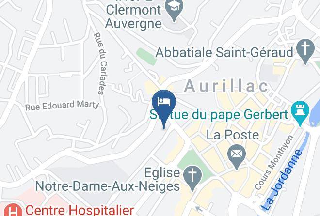Hotel Zadig A Aurillac Map