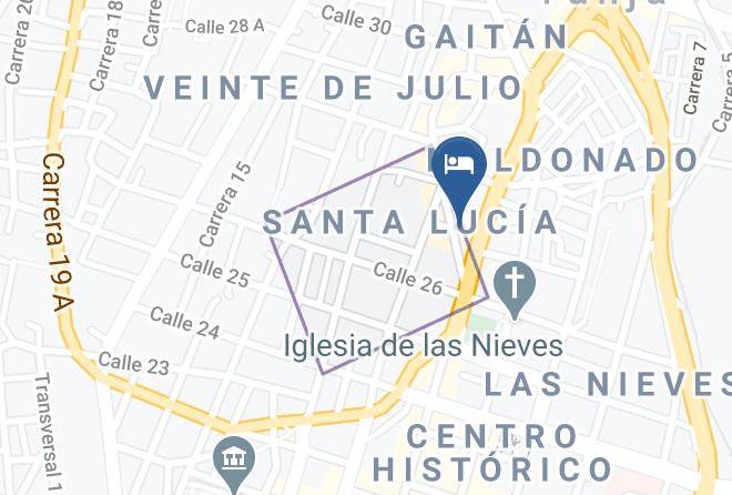 Tunja - Hotel Zafiro Plaza Maps