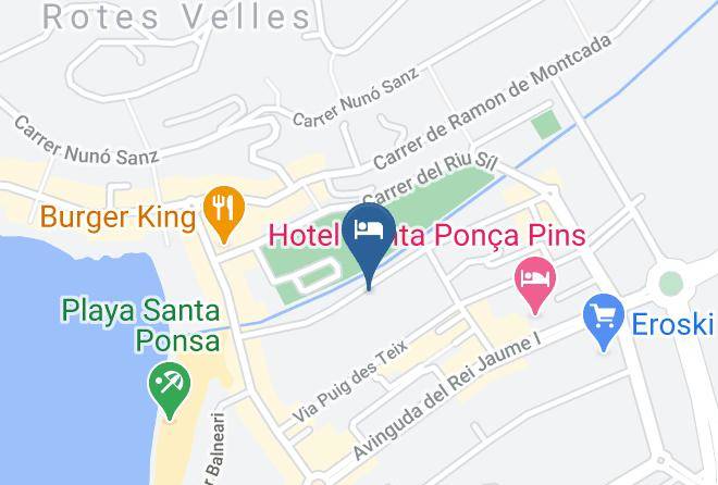 Baleares - Hotel Zafiro Rey Don Jaime Maps