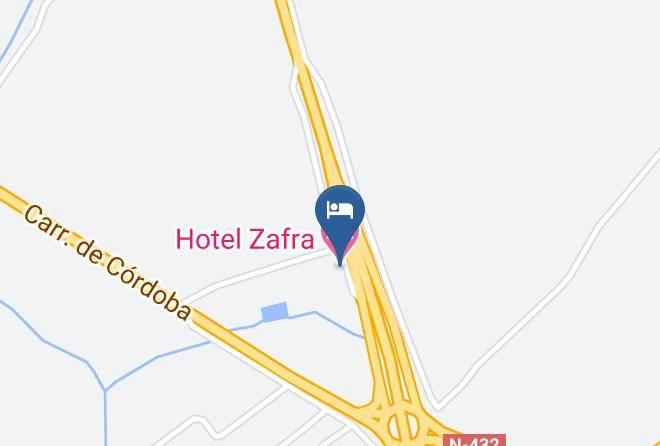 Badajoz - Hotel Zafra Maps