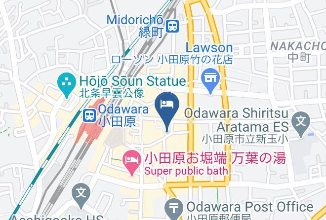 Odawara City - Hotel Zagakukan Maps