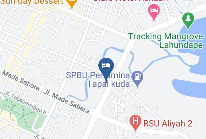 Kendari - Hotel Zahra Syariah Kendari Maps