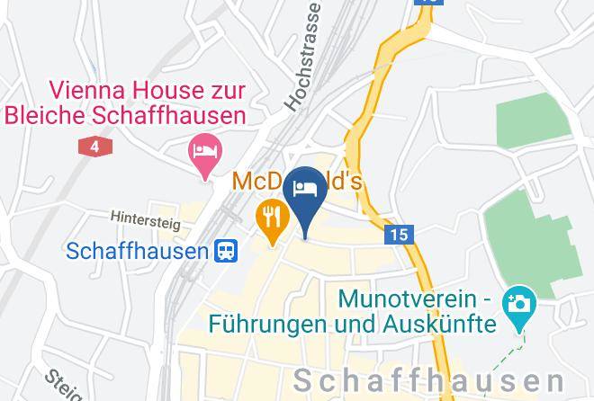 Schaffhausen - Hotel Zak Schaffhausen Maps